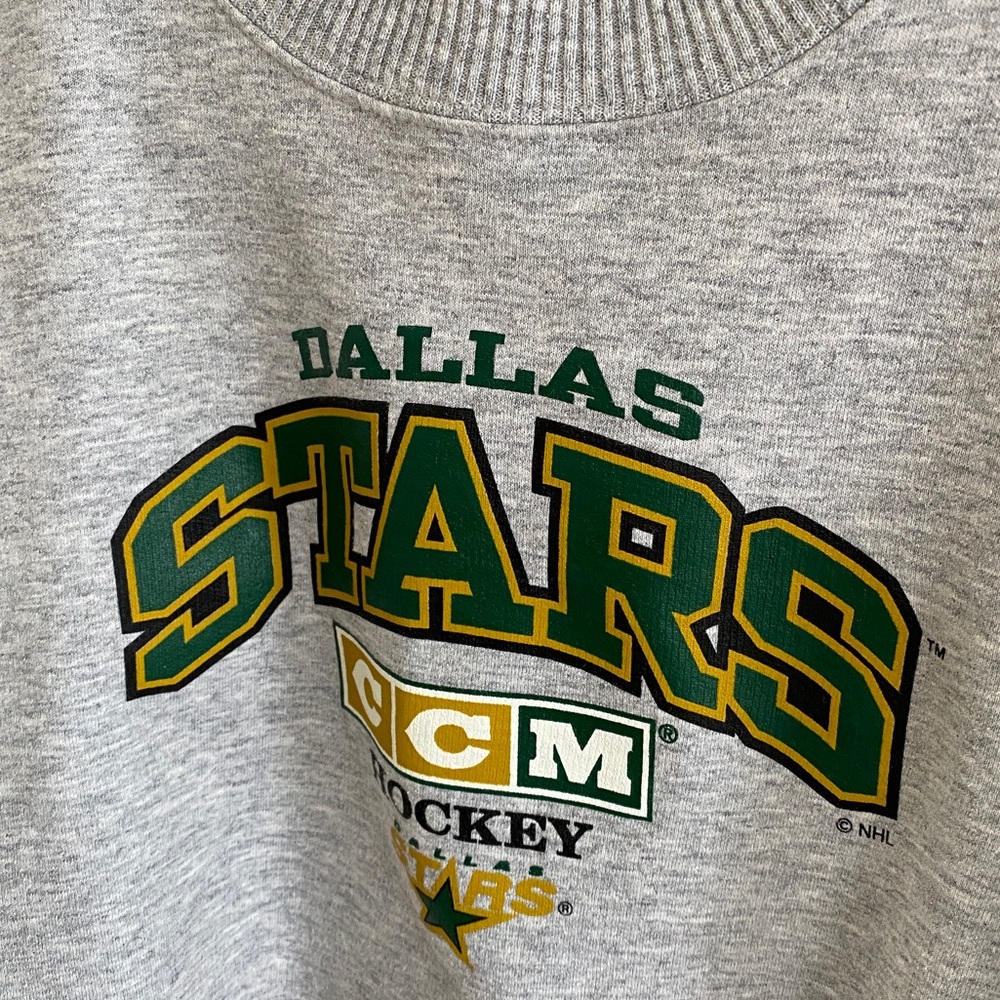 Vintage TikTok ready Crop crewneck Dallas stars - Picture 7 of 11
